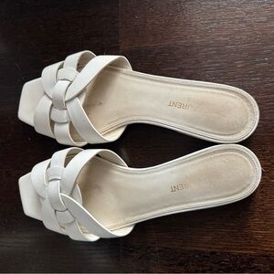 Saint Laurent tribute flat sandals